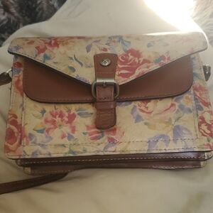Patricia Nash Multicolor Floral Crossbody Bag